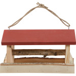 Mangeoire bois hutte xl rouge de Zolux - Produit pour animaux dans Z002
