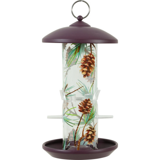 Mangeoire silo 2perchoirs motif cerise de Zolux - Produit pour animaux dans Z002