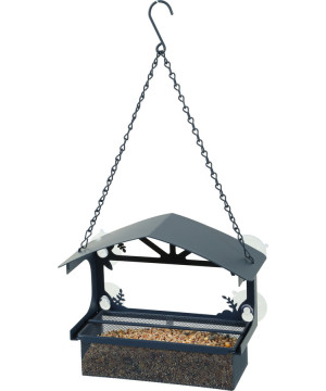 Mangeoire toit graines metal marine de Zolux - Produit pour animaux dans Z002