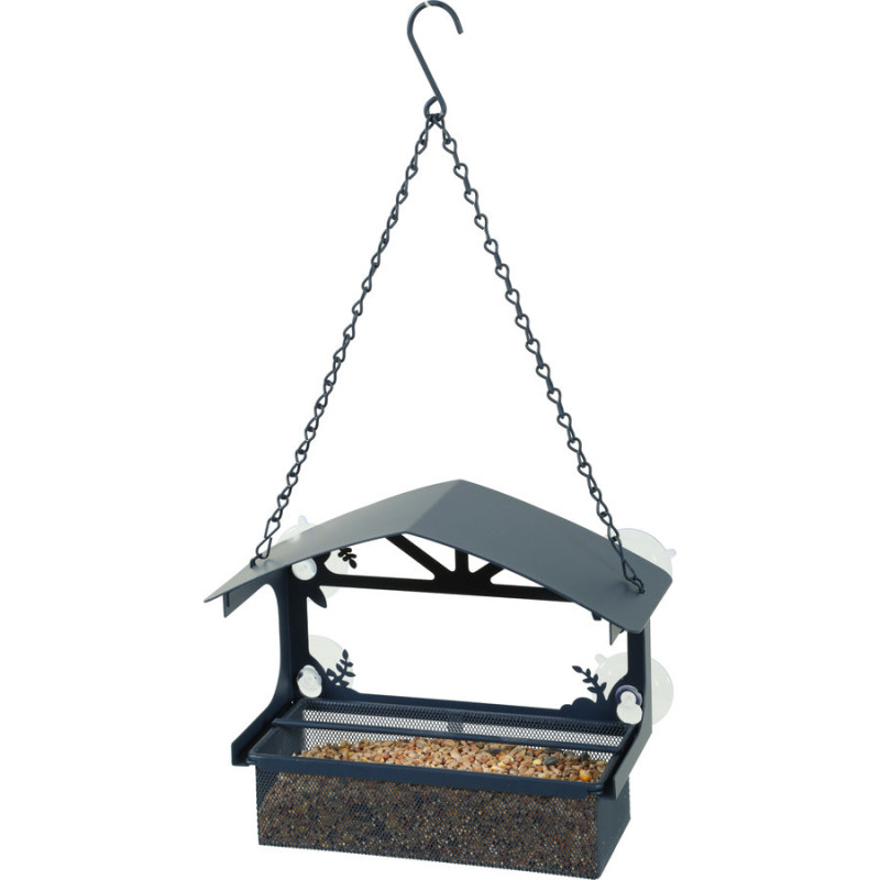 Mangeoire toit graines metal marine de Zolux - Produit pour animaux dans Z002