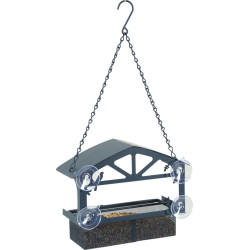 Mangeoire toit graines metal marine de Zolux - Produit pour animaux dans Z002