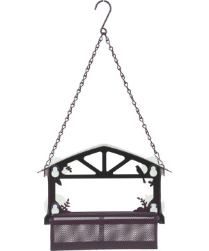 Mangeoire toit graines metal cerise de Zolux - Produit pour animaux dans Z002