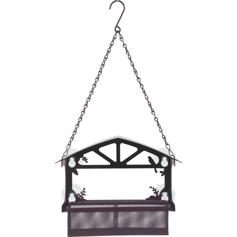 Mangeoire toit graines metal cerise de Zolux - Produit pour animaux dans Z002