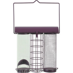 Mangeoire trio cerise de Zolux - Produit pour animaux dans Z002