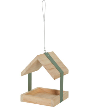 Mangeoire bois metal l sauge de Zolux - Produit pour animaux dans Z002