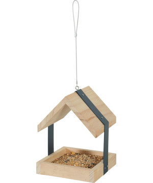 Mangeoire bois metal l marine de Zolux - Produit pour animaux dans Z002