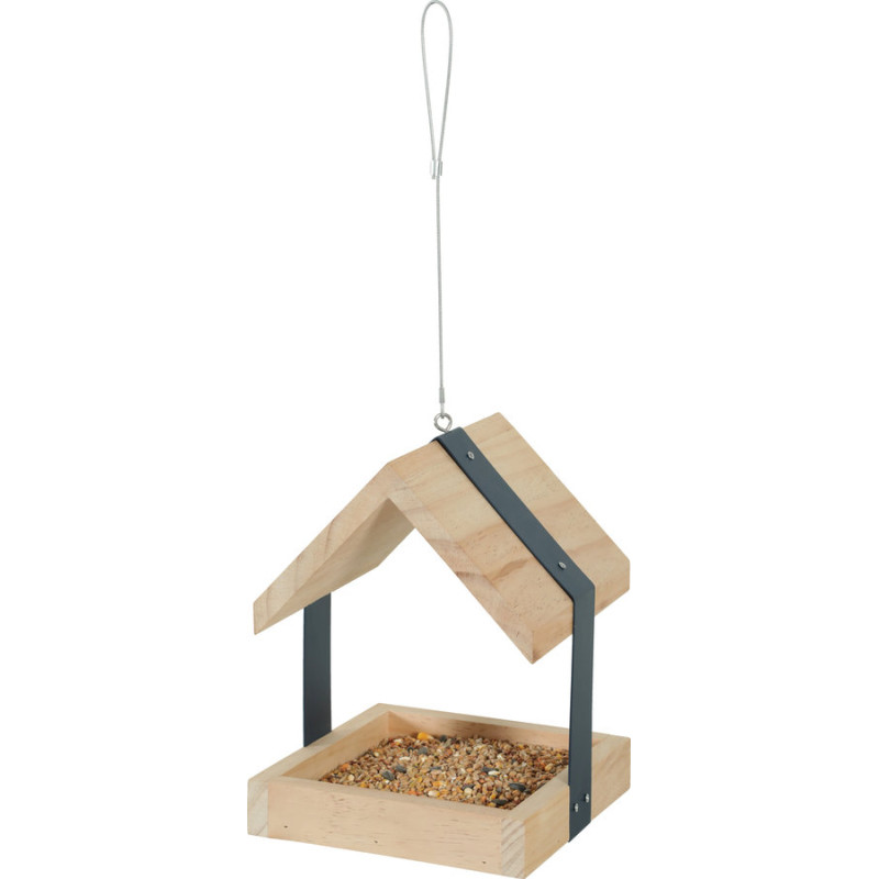 Mangeoire bois metal l marine de Zolux - Produit pour animaux dans Z002