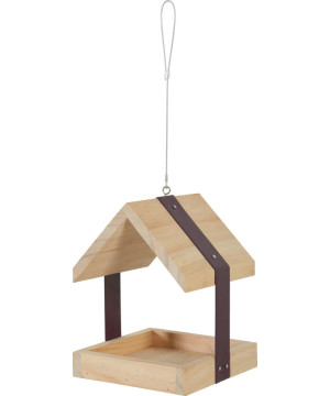 Mangeoire bois metal l cerise de Zolux - Produit pour animaux dans Z002