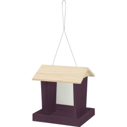 Mangeoire bois 3 flora cerise de Zolux - Produit pour animaux dans Z002