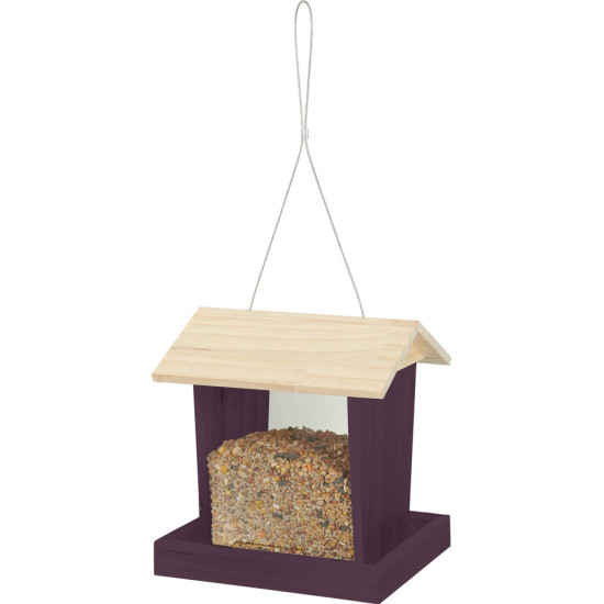Mangeoire bois 3 flora cerise de Zolux - Produit pour animaux dans Z002