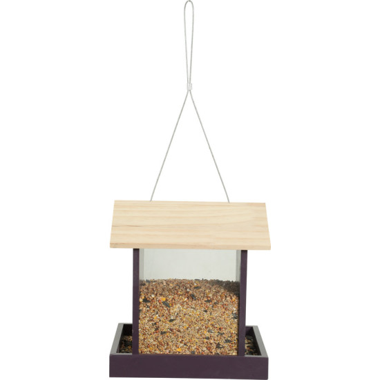 Mangeoire bois 3 flora cerise de Zolux - Produit pour animaux dans Z002