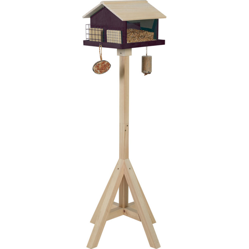 Mangeoire pied xl flora cerise de Zolux - Produit pour animaux dans Z002