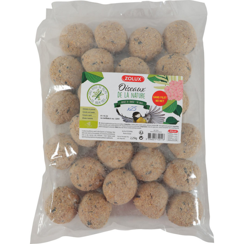 Boules de graisse 90g x25 de Zolux - Produit pour animaux dans Z002