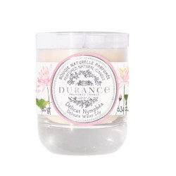 Bougie naturelle parfumee Delicat Nymphea 180g de Durance dans D0791