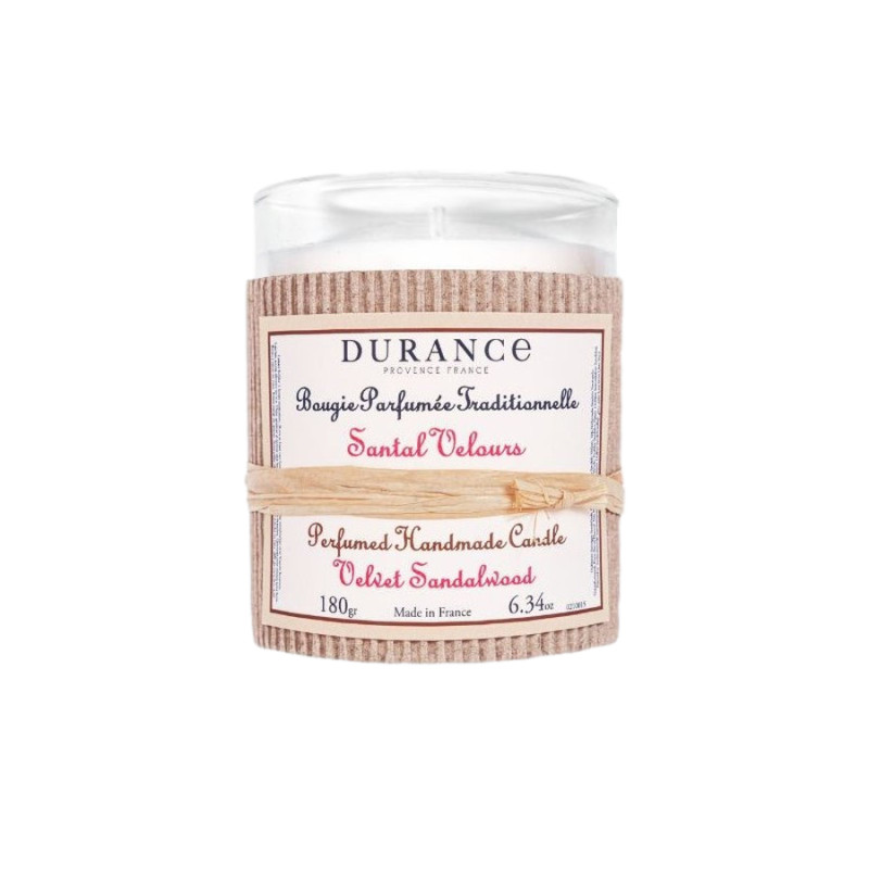Bougie parfumee 180g Santal Velours de Durance dans D0791