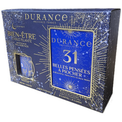 Coffret Bien-etre Bougie 180g+cartes de Durance dans D0791