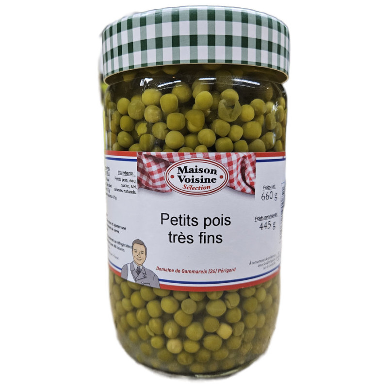 PETITS POIS EXTRA FINS 660G de Table des producteurs Libourne dans 🥫 Conserves