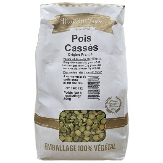 POIS CASSES VERTS 500G de Table des producteurs Libourne dans M1201