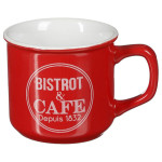MUG BISTROT EMAILLE 40CL ASS de J-Line by Jolipa - Déco intérieur dans J031