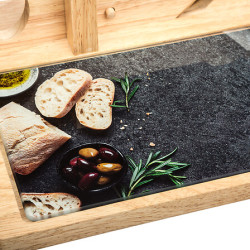 TRANCHEUSE CHARCUTERIE AVEC PLANCHE de J-Line by Jolipa - Déco intérieur dans J031