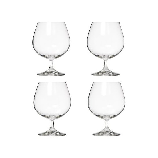 VERRE A COGNAC CRISTALLIN 40CL X4 de J-Line by Jolipa - Déco intérieur dans J031