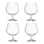 VERRE A COGNAC CRISTALLIN 40CL X4 de J-Line by Jolipa - Déco intérieur dans J031