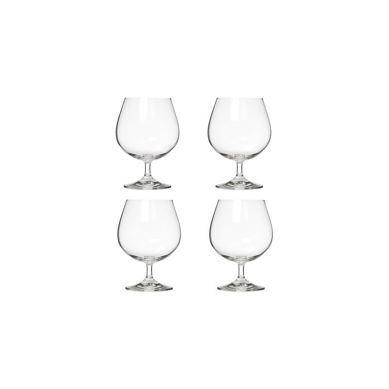 VERRE A COGNAC CRISTALLIN 40CL X4 de J-Line by Jolipa - Déco intérieur dans J031