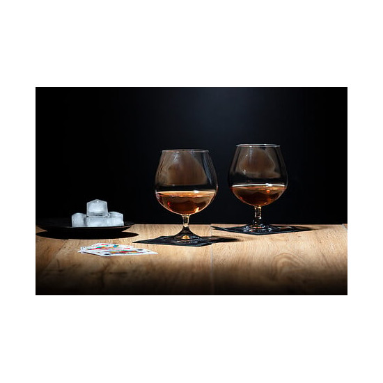 VERRE A COGNAC CRISTALLIN 40CL X4 de J-Line by Jolipa - Déco intérieur dans J031