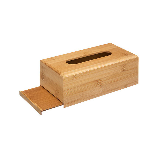 BOITE A MOUCHOIR TIDY BAMBOU de J-Line by Jolipa - Déco intérieur dans J031