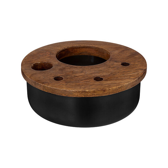 COFFRET COCKTAIL MANGUIER NOIR de J-Line by Jolipa - Déco intérieur dans J031