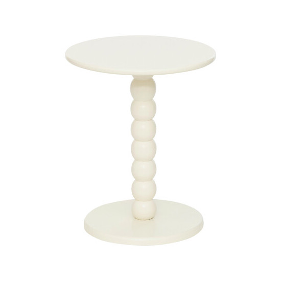 TABLE CAFE CHAMLO BLANC de J-Line by Jolipa - Déco intérieur dans J031