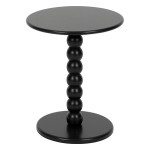 TABLE CAFE CHAMLO NOIR de J-Line by Jolipa - Déco intérieur dans J031