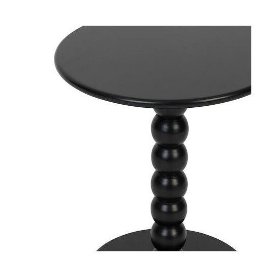 TABLE CAFE CHAMLO NOIR de J-Line by Jolipa - Déco intérieur dans J031
