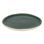 ASSIETTE PLATE WONJA VERT D27 de J-Line by Jolipa - Déco intérieur dans Assiette