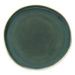 ASSIETTE PLATE WONJA VERT D27 de J-Line by Jolipa - Déco intérieur dans Assiette
