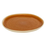 ASSIETTE DESSERT WONJA OCRE D21 de J-Line by Jolipa - Déco intérieur dans Assiette