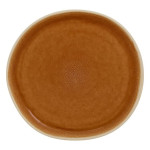 ASSIETTE DESSERT WONJA OCRE D21 de J-Line by Jolipa - Déco intérieur dans Assiette