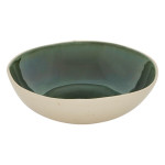 ASSIETTE CREUSE WONJA VERT D19 de J-Line by Jolipa - Déco intérieur dans Assiette