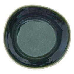 ASSIETTE CREUSE WONJA VERT D19 de J-Line by Jolipa - Déco intérieur dans Assiette