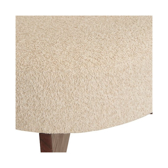 POUF KAYAN IVOIRE D50 H30 de J-Line by Jolipa - Déco intérieur dans J031