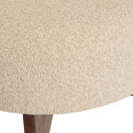 POUF KAYAN IVOIRE D50 H30 de J-Line by Jolipa - Déco intérieur dans J031