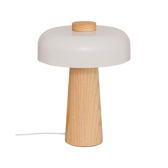 LAMPE CHAMPIGNON POLA BLANC H36CM de J-Line by Jolipa - Déco intérieur dans J031