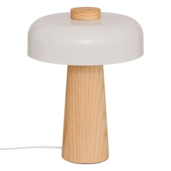 LAMPE CHAMPIGNON POLA BLANC H36CM de J-Line by Jolipa - Déco intérieur dans J031