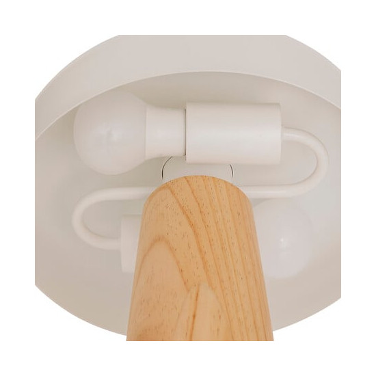 LAMPE CHAMPIGNON POLA BLANC H36CM de J-Line by Jolipa - Déco intérieur dans J031