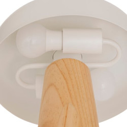LAMPE CHAMPIGNON POLA BLANC H36CM de J-Line by Jolipa - Déco intérieur dans J031
