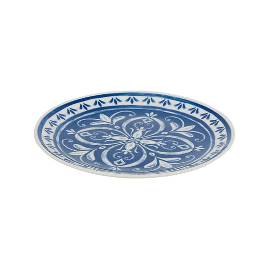 SERVICE VAISSELLE MANON BLEU 12P de J-Line by Jolipa - Déco intérieur dans Assiette