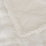 PLAID FOURRURE 3D ZEPHY BLANC 120X160CM de J-Line by Jolipa - Déco intérieur dans J031