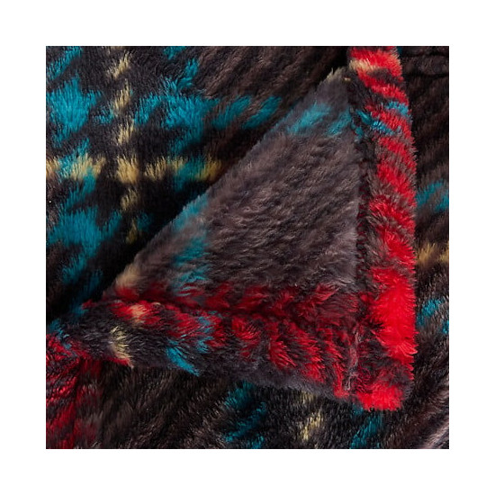 PLAID FLANELLE BRODY ROUGE 180X230CM de J-Line by Jolipa - Déco intérieur dans J031