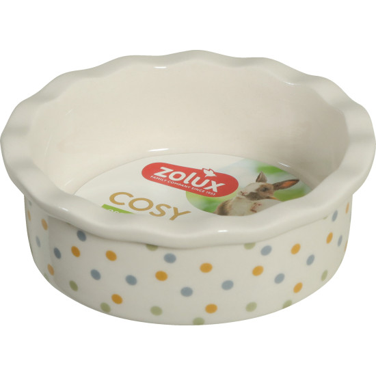 Gamelle ceramique cosy pois 100ml de Zolux - Produit pour animaux dans Z002
