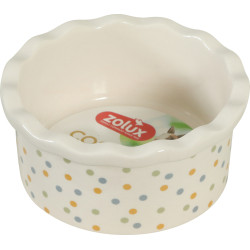 Gamelle ceramique cosy pois 150ml de Zolux - Produit pour animaux dans Z002